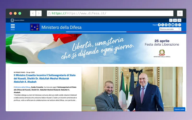 the Italian Ministry of Defence